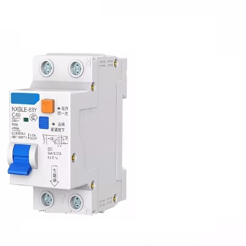 Disjoncteur 30mA protection fuite de courant 32A NXBLE-63Y 1P+N