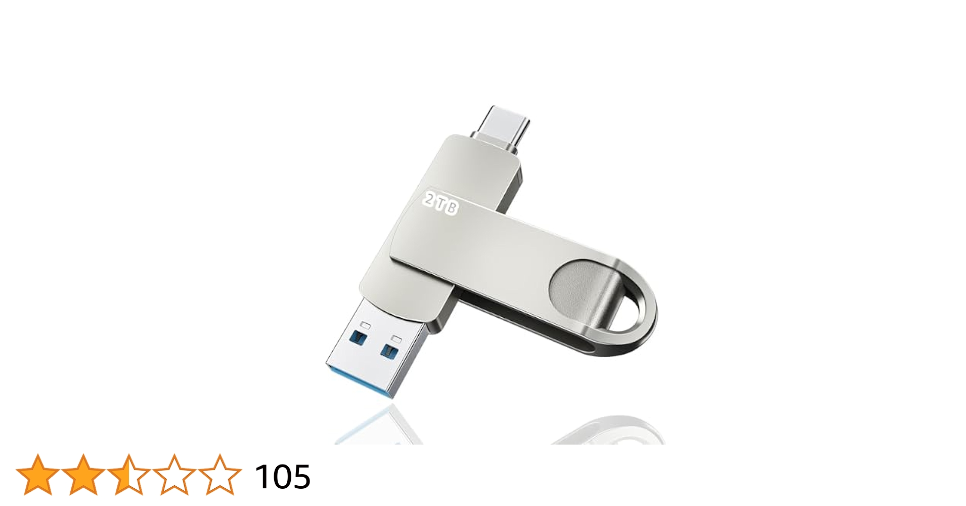Amazon | USBメモリ 2TB 【五年品質保証】大容量 2in1 高速