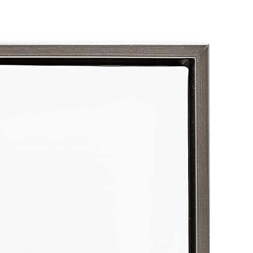 Image of 'Happiness Is A Bubble Bath Dog'| Floating Frame Canvas Art | Stupell Industries | Gray, 31 x 25 Inches, Easy to Hang and Sturdy, Made in USA, by Lori Deiter