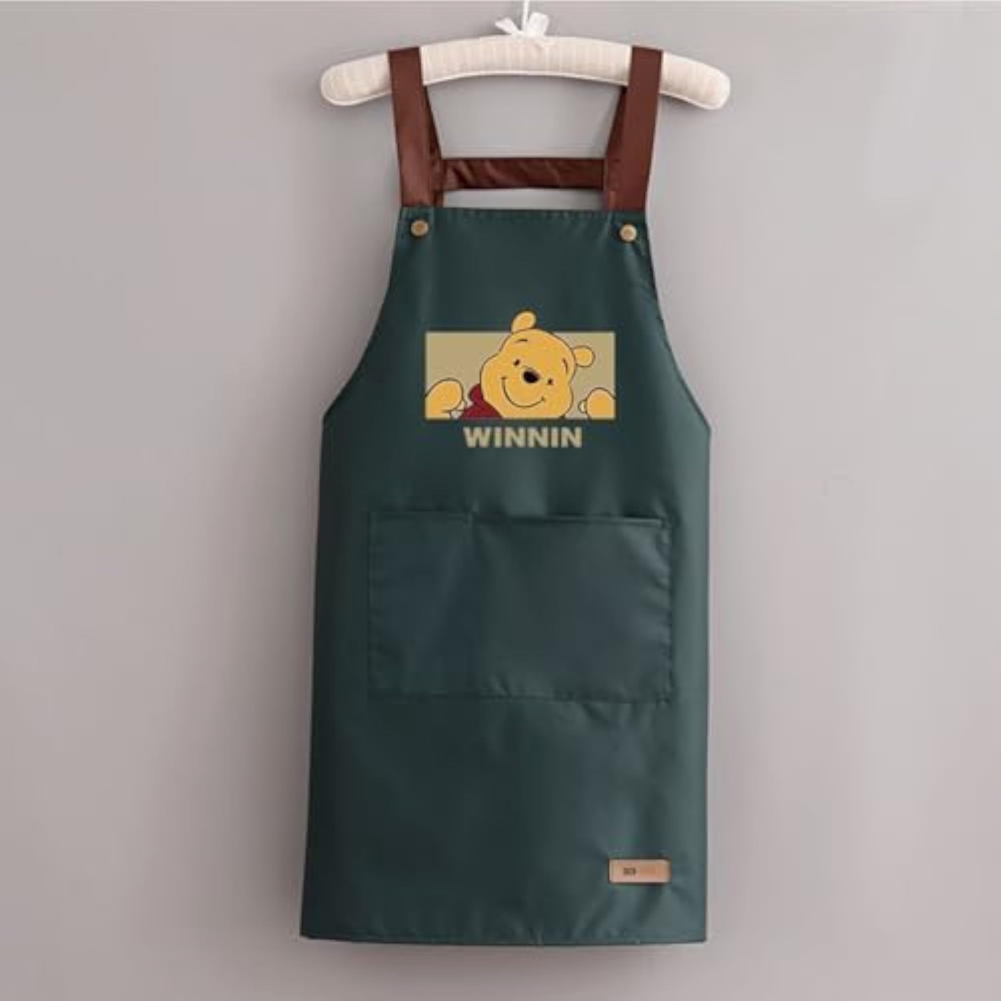 Kitchen Apron with Front Pocket, Cute Cartoon Design