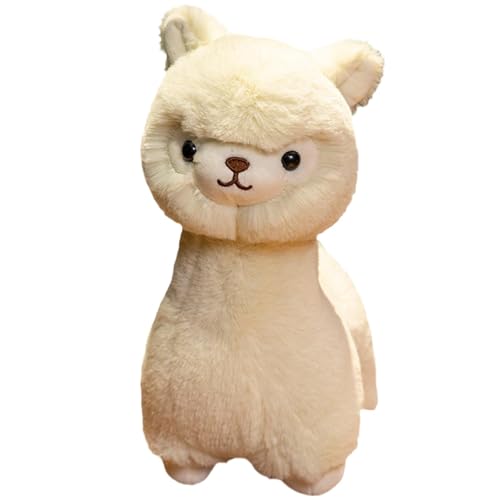 Etcyng Animal de peluche de alpaca peluche de Lama | Almohada animal decorativo de peluche de peluche – Animales de peluche de alpaca suave, lindos peluches para habitación infantil, animales de
