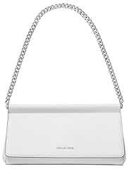 Silver-tone Hardware/Optic White