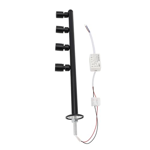 Foco LED de aluminio con 4 cabezales decorativos para joyería y hogar 4