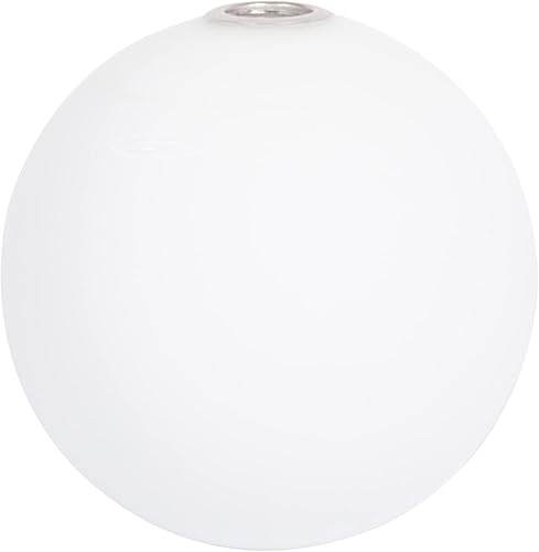 Reemplazo de globo de vidrio blanco ópalo esmerilado, pantalla de lámpara de bola de vidrio para candelabro, lámpara colgante, lámpara de