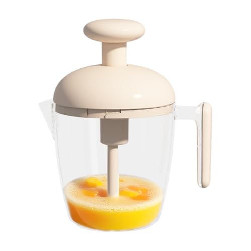 Vaso mezclador de huevos, batidor de huevos de mano de 550 ml, taza de mezcla de huevos de mano, bebida a prueba de fugas, mezclador de alimentos, herramienta de cocina con capacidad de 550 ml para