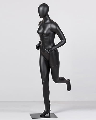 Stehende Sportpuppe, realistischer Ganzkörper-Schnuller für Laufkleid, ideal für Einzelhandel und Fitnessgeschäfte