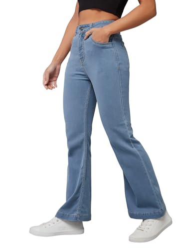 Image of Dolce Crudo Women's High Waist Straight Fit Jeans