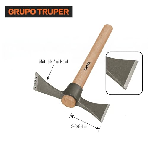 Herramienta Mattock-Hacha Truper 20 oz con Mango de Madera miniatura 4