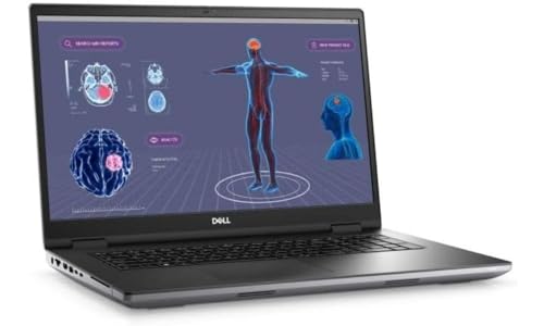 Dell Precision 7780 I7-13850HX - Ordinateur Portable - 17.3 pouces - 128 Go DDR5 - NVIDIA RTX 5000 Ada 16 Go GDDR6 - Intel Core i9-13900HX 24 Cœurs (8P + 16E)...