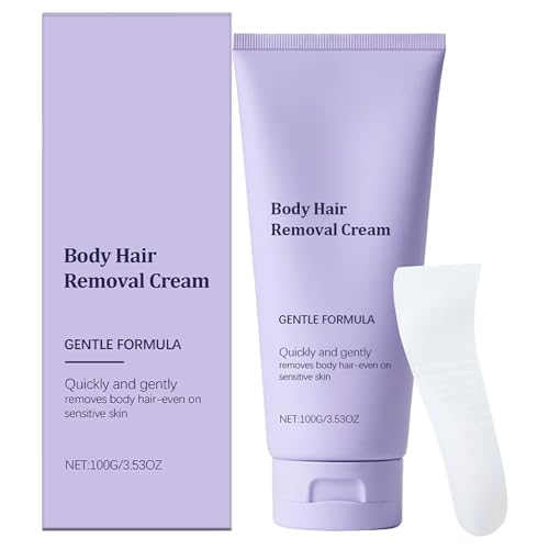Piezas Pure Crema Depilatoria Corporal, Body Hair Removal Cream, Crema Depilatoria y Protectora de la Piel, Apta para Brazos y Piernas, Depilación Suave, Suavidad Duradera, Apto para Pieles Normales