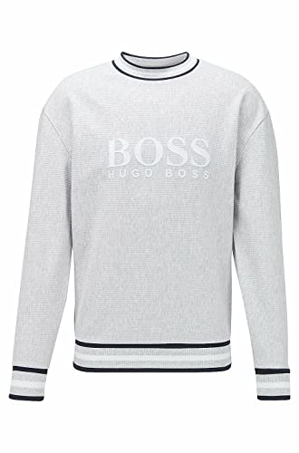 Sweatshirt BOSS Heritage haut de gamme coupe ajustée et finitions main