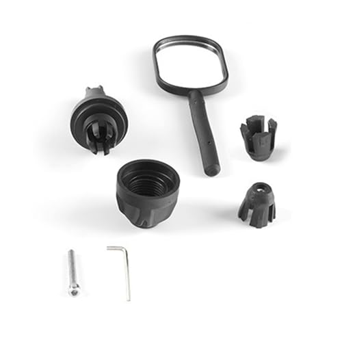 Vue arrière de vélo flexible rotatif à 360 degrés pour guidon de VTT et cyclisme urbain