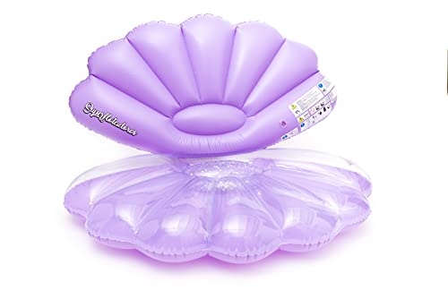 Superflotadores colchoneta concha bling bling Shell Fashion Top Trending Float Summer Piscina y Playa. Hinchables cómodos y resistentes para el verano Cover