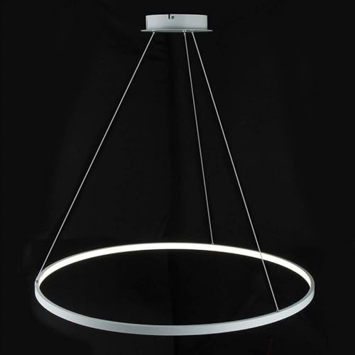 Suspension d'îlot moderne en métal et acrylique au design épuré