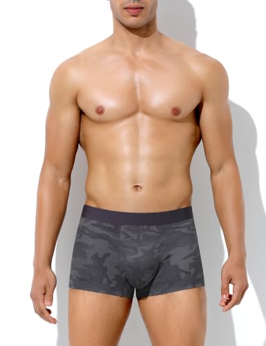 Men's Boxer Briefs Soft Breathable Moisture-Wicking Tagless Underwear2