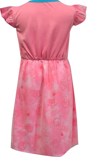 Komar Kids Girls Nintendo Super Mario Dress Like Princess Peach Nightgown2