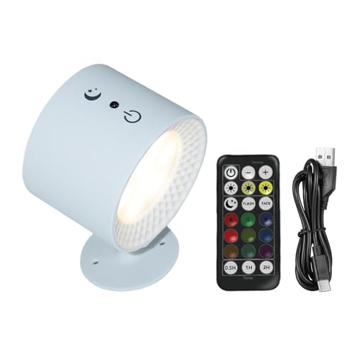 Aplique de pared giratorio sin cables para iluminar entradas oscuras con luz RGB