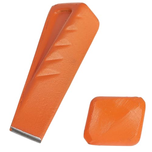 GARDENIX Splitting Wedge for Wood – Turning Splitting Wedge Made of High-Quality Steel – 2 kg – Robust Splitting Wedges for Effective Splitting – Professional Wedges Forestry – High Efficiency and