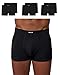 Produktbild Snocks Herren Retro Boxershorts 6er - Set in den Gr. S - 4XL aus Baumwolle I Retro Unterhosen für Männer mit idealer Passform ganz ohne zwicken oder aufrollen I Angenehmes Tragegefühl I Schwarz