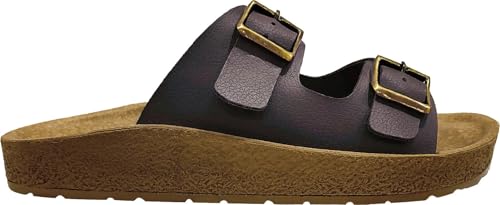 Image of BRUTON Stylish Eco-Friendly Slippers Light-Weight Slipper for Men (FLP-1113-TAN /BRWN-10 PT)