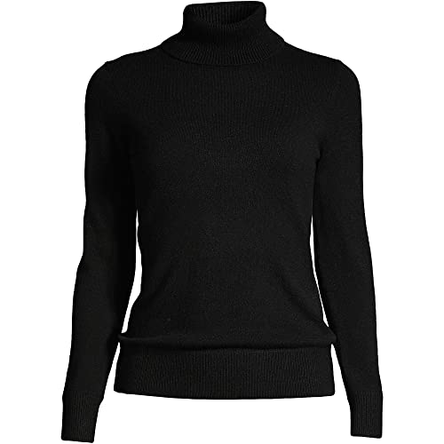 Image of Lands' End Women's Cashmere Turtleneck Sweater