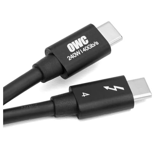OWC Thunderbolt 4 Cable for Fast Charging