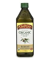Pompeian USDA Organic Robust Extra Virgin Olive Oil, Contains Polyphenols, First Cold Pressed, Full-Bodied Flavor, Perfect for Salad Dressings & Marinades, 24 FL. OZ