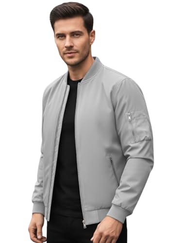 Image of MIA FASHION Jacket for Men Winter Wear Full Sleeves Jacket | Zipper Lightweight Jacket | Casual Bomber Regular Fit
