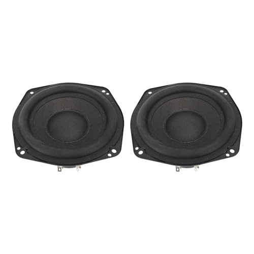 Naroote Haut-Parleur de Caisson de Basses de Voiture, Réponse en Fréquence 3 KHz, Caisson de Basses de Voiture 6,5 Pouces, Impédance de 3 Ohm, sensibilité DC12 V, 83 DB, Effet de Basse