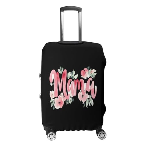 Mama I Love Mom Unisex Luggage Cover Washable Travel Suitcase Case Elastic Baggage Protective Covers M4