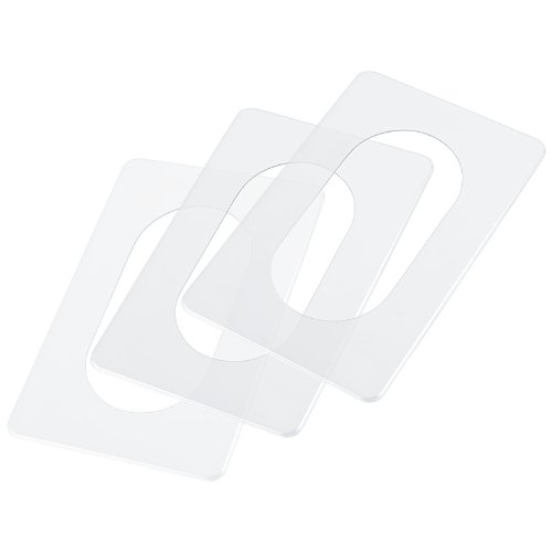 Dekor Platte Transparent - 2-Fach