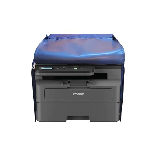Image of Polyvinyl Chloride (PVC) Protectio Chain Printer Cover For Brother DCP - B7600 DB Automatic Duplex Laser Printer Multifunction / Blue / Washable / Dustproof / Chain Printer Cover