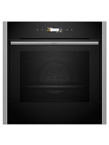 NEFF B54CR71N0, N 70, Smarter Einbau-Backofen 60x60 cm, Made in Germany, Pyrolyse, Optimaler Zugriff mit Slide&Hide, Full Touch TFT-Display, Air Fry Funktion, Automatikprogramme, Soft Open, Edelstahl NEFF B54CR71N0, N 70, Smarter Einbau-Backofen 60x60 cm, Made in Germany, Pyrolyse, Optimaler Zugriff mit Slide&Hide, Full Touch TFT-Display, Air Fry Funktion, Automatikprogramme, Soft Open, Edelstahl