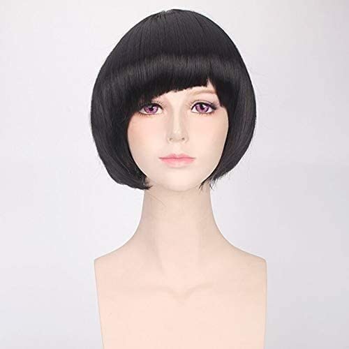 2022 cos wig parrucca for big fish begonia cos stile etnico stile quotidiano frangia obliqua nera frangia parrucca testa bobo