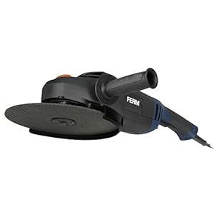 Ferm AGM1088 Haakse slijpmachine 2500W – 230mm – Veiligheidsschakelaar – Soft-Start – Verstelbare zijgreep – Soft grip