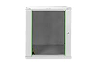 DIGITUS Netzwerkschrank - 19 Zoll Rack - 16HE - Wandmontage - 450mm Tiefe - Traglast 60kg - Dynamic Basic Serie - Grau – Ansicht 8