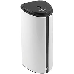 Dispensador De Gel Automatico De Pie Lacor 91542-Soporte (160 cm) + Dispensador automático de jabón/Gel hidroalcohólico con Sensor y detección Entre 5-9 cm de Altura, Cierre con Llave, función de Bloqueo Anti-Robo, Blanco