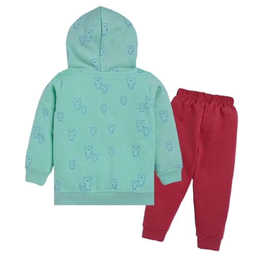 Image of LuvLap Baby Boys Full Sleeve Sweatshirt & Pyjama Set