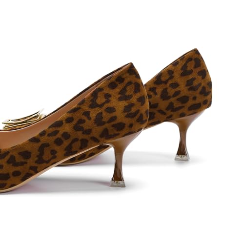 Image of C.Paravano Women's Pumps | Women Heels Closed Toe | Pumps Shoes Women | Chic Pointed Toe Design | Comfort Heels