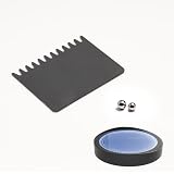 Lemofuta Drift Sandscape Replacement Accessory Kit – 8mm & 10mm Iron Balls with Sand Scraping Plate for Automatic Zen Sand Art Table