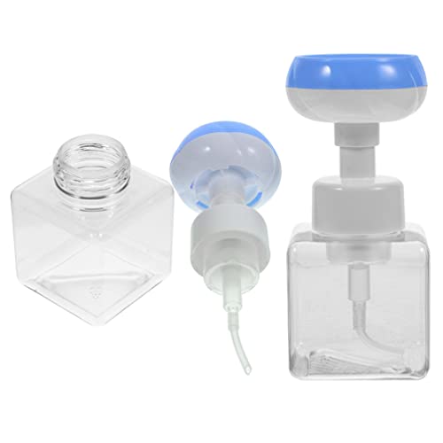 Zerodeko Foaming Hand Soap Foaming Soap Dispenser 2pcs 250ml Cute Cat Paw Flower Shape Foam Soap Pump Bottles Empty Plastic Facial Shampoo Containers for Kids Liquid Hand Soap4