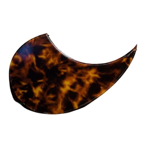 Pickguard guitare acoustique anti-rayures à bord biseauté écaille de tortue