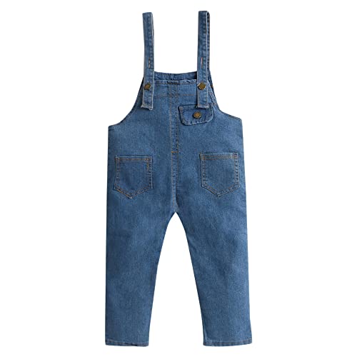 Image of Hopscotch Girls Cotton And Spandex Polka Dot Print T-shirt and Dungaree Set in Yellow Color (1023421)