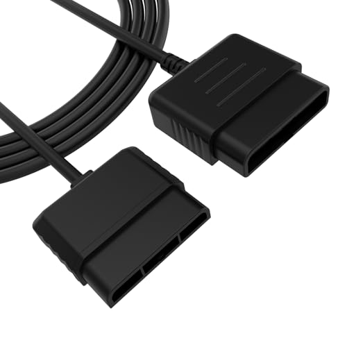 Image of PS2 Controller Extension Cable Cord Compatible with Sony PlayStation 1 PlayStation 2 PS2 Game Console, 6FT /1.8m