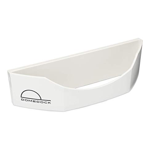 Dome Dock The Original Usa-Made Hat Rack And Compact Hat Organizer For Wall Installation, 20 Hat Capacity, White #TOP1