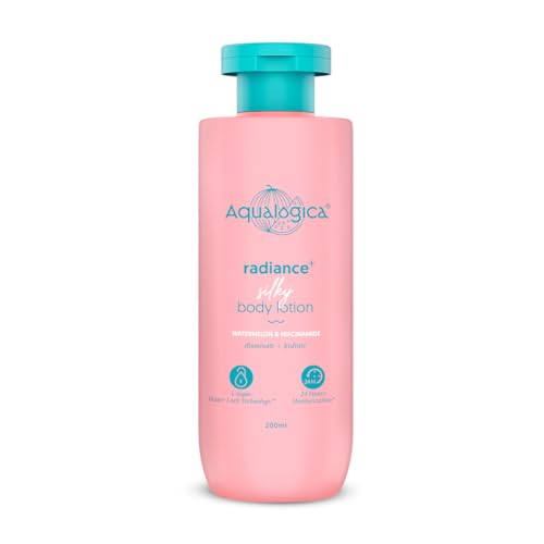 Aqualogica Radiance+ Silky Body Lotion-200ml|Long Lasting Intensi...