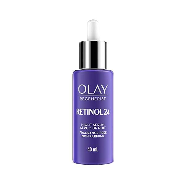 Olay regenerist retinol 24 night serum fragrance free, Unscented, 1.35 Fl Oz