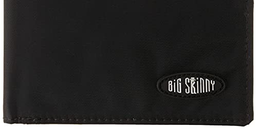 Big Skinny Men's RFID Blocking World Bi-Fold Slim Wallet, Holds Up to 30 Cards, Black3