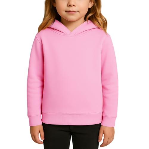 Oversized Hoodies For Girls Cute Fleece Long Sleeve Sweatshirts Hooded Soft Fall Hoodies Y2K Kids Clothes 2-14 Years