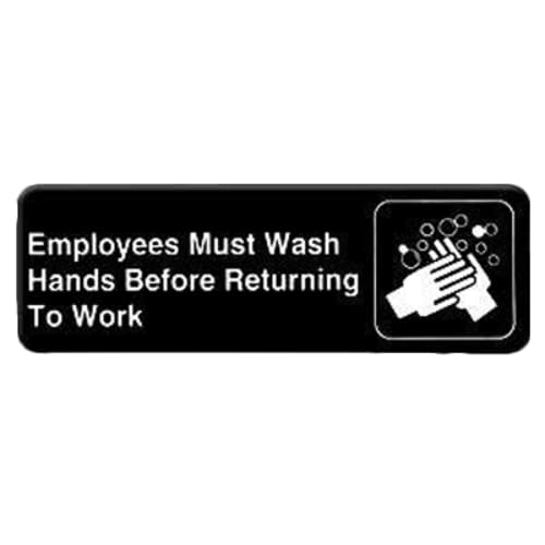 Panneau Employees Must Wash Hands pour sécuriser vos locaux